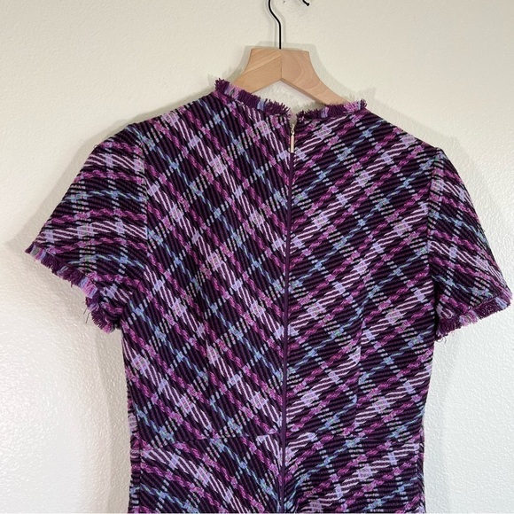 KATE SPADE Plaid Tweed Fit & Flare Dress 8 - Picture 5 of 8